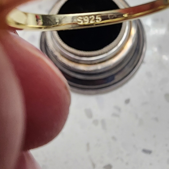 3 carat Sterling silver ring - Picture 3 of 3